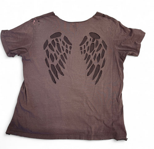 "Angel Wings" Cut Out T-Shirt